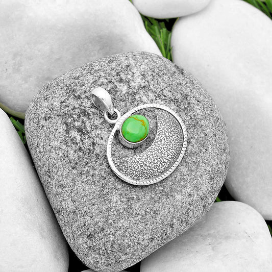 Copper Green Turquoise - Arizona Pendant P-1630 SDP133039