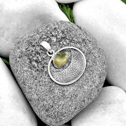 Natural Green Kyanite Rough - India Pendant P-1630 SDP133055