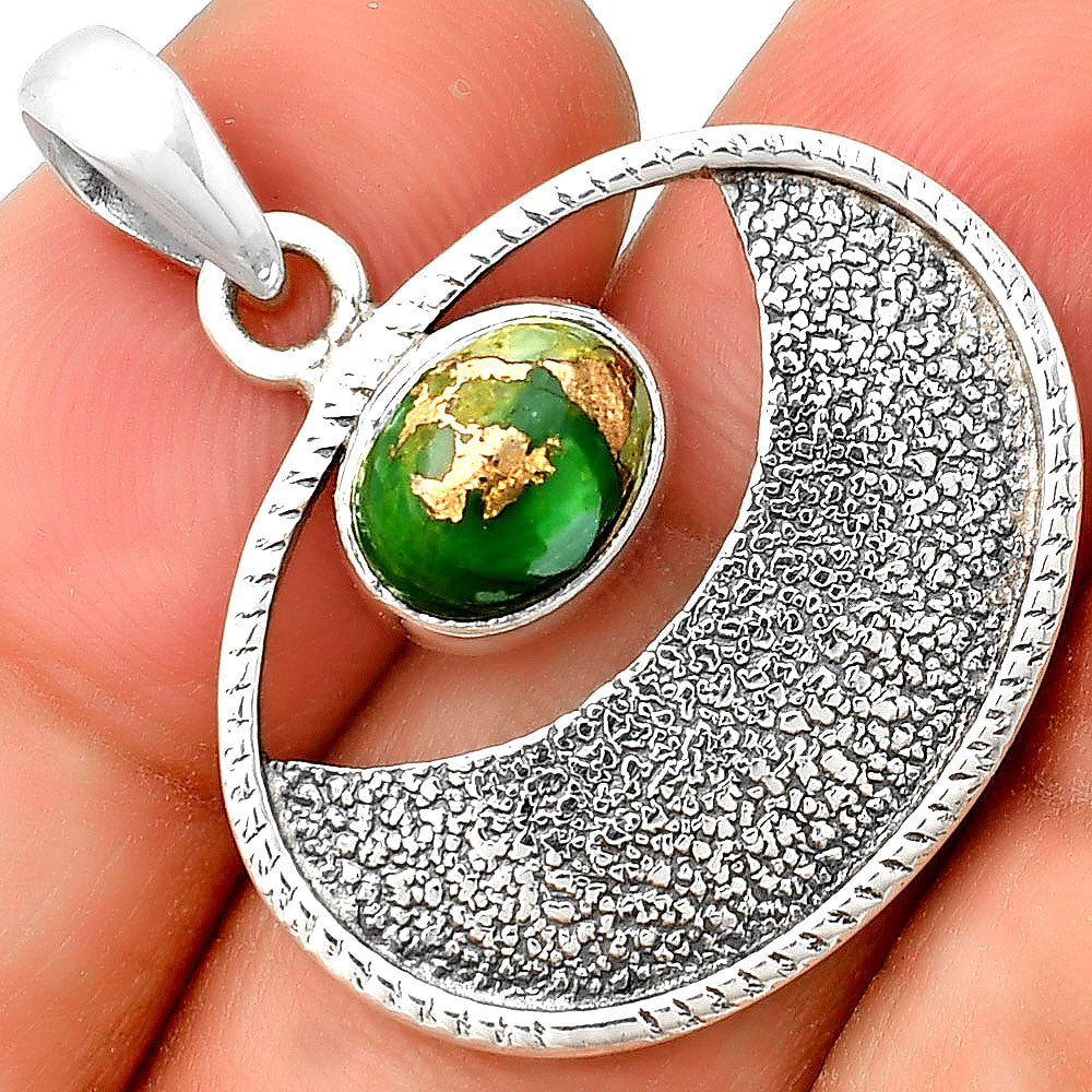 Copper Green Turquoise - Arizona Pendant P-1630 SDP133056