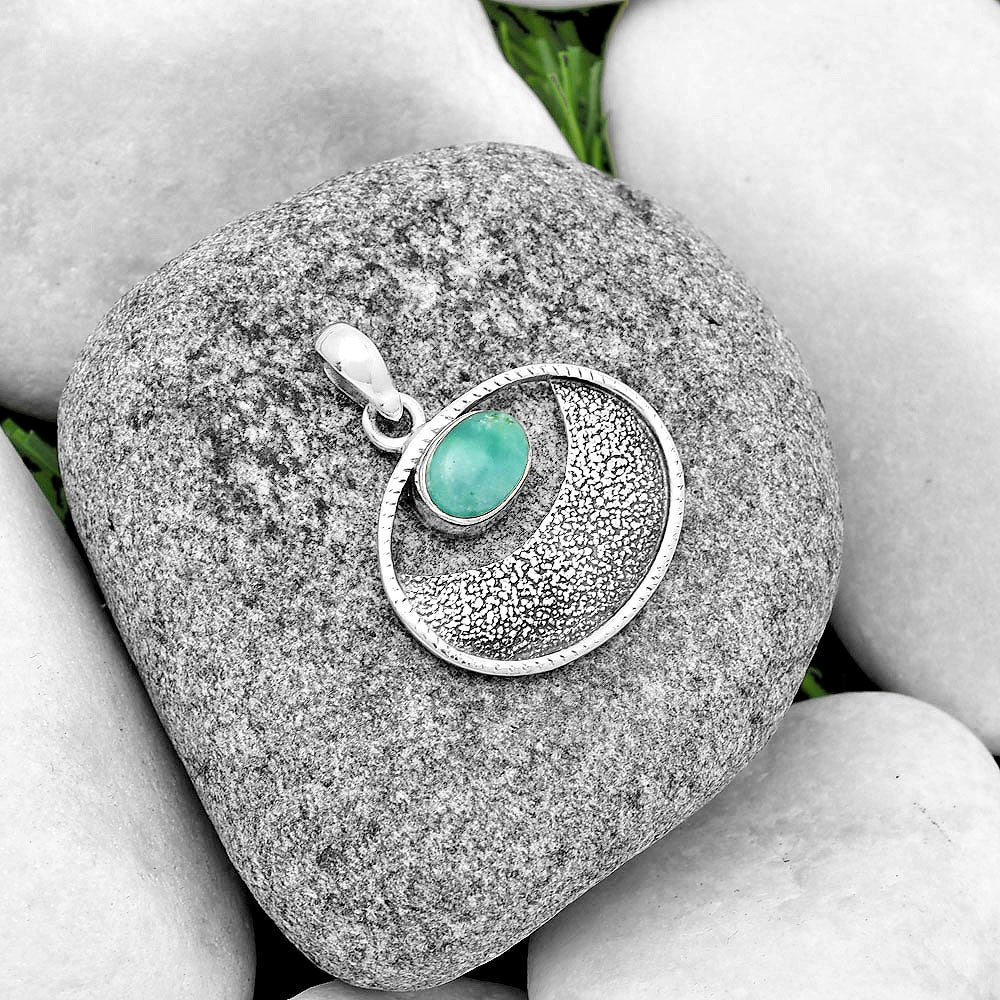 Natural Paraiba Amazonite Pendant P-1630 SDP133057