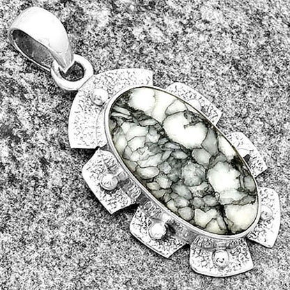 Natural Pinolith Stone Pendant P-1485 SDP133071