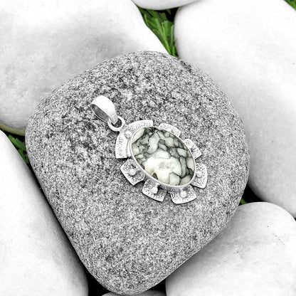 Natural Pinolith Stone Pendant P-1485 SDP133073