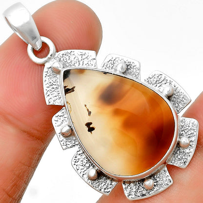 Natural Montana Agate - USA Pendant P-1485 SDP133076