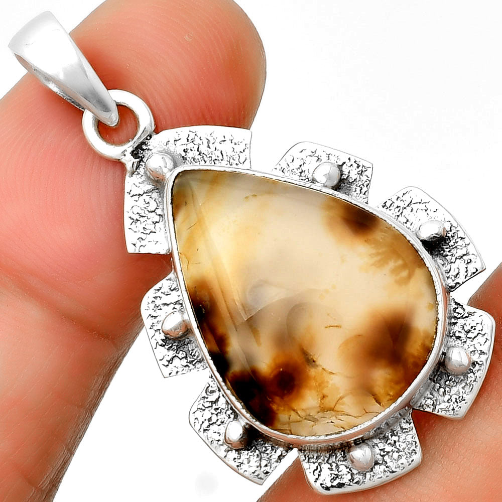 Natural Montana Agate - USA Pendant P-1485 SDP133079