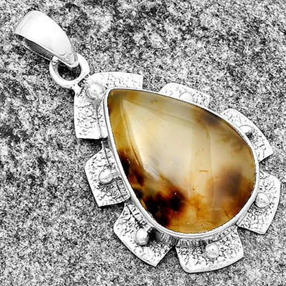 Natural Montana Agate - USA Pendant P-1485 SDP133079