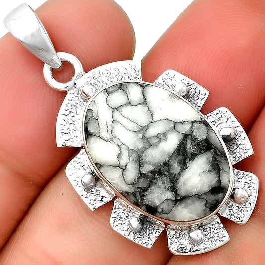 Natural Pinolith Stone Pendant P-1485 SDP133093