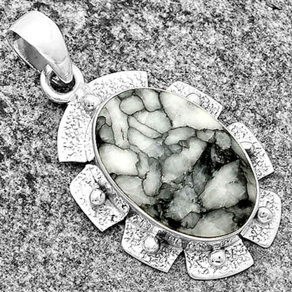 Natural Pinolith Stone Pendant P-1485 SDP133093