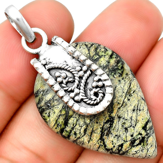 Natural Morrisonite Jasper Pendant P-1313 SDP133169