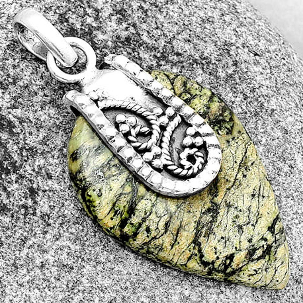 Natural Morrisonite Jasper Pendant P-1313 SDP133169