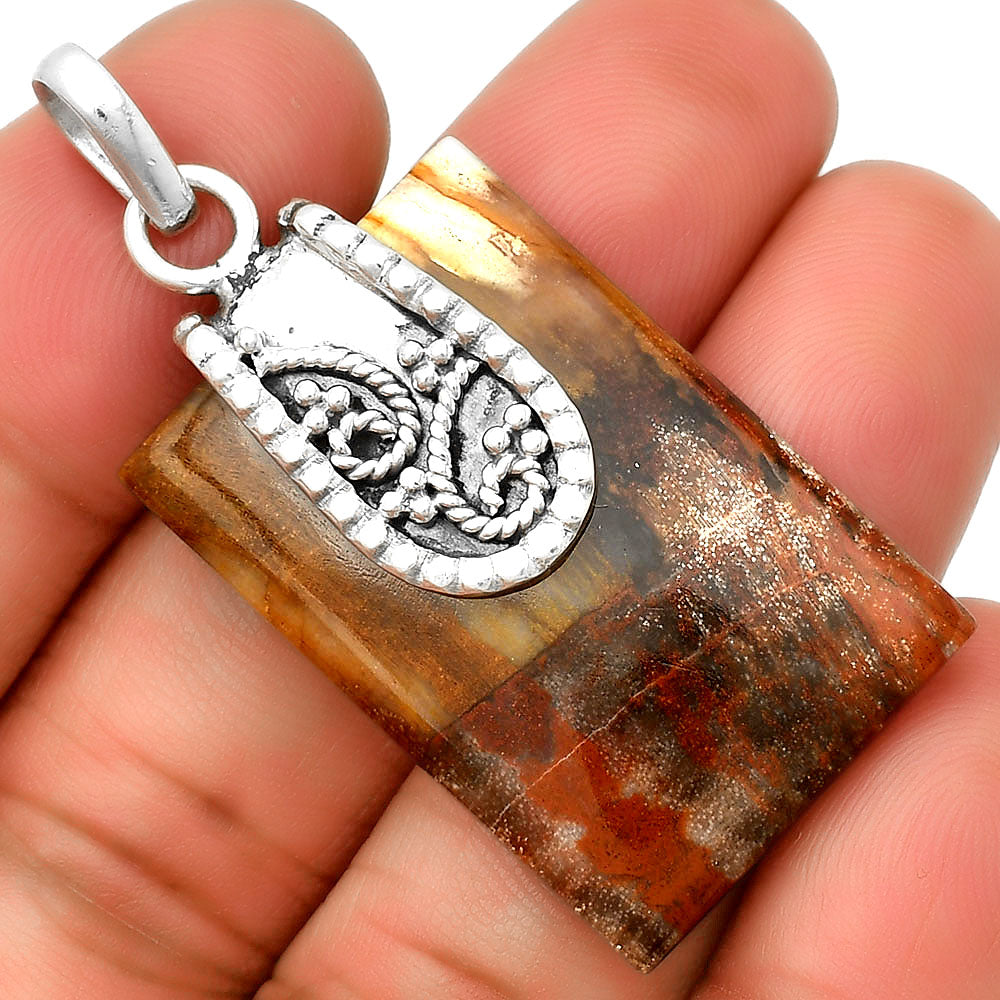 Natural Sandalwood Pendant P-1313 SDP133177