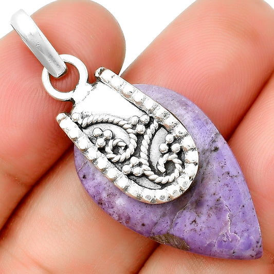 Natural Lavender Jade Pendant P-1313 SDP133194