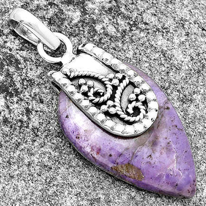 Natural Lavender Jade Pendant P-1313 SDP133194