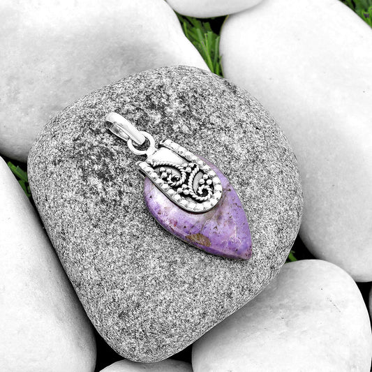 Natural Lavender Jade Pendant P-1313 SDP133194