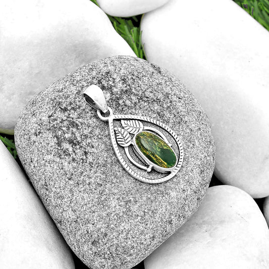 Natural Green Fuchsite Pendant P-1138 SDP133233