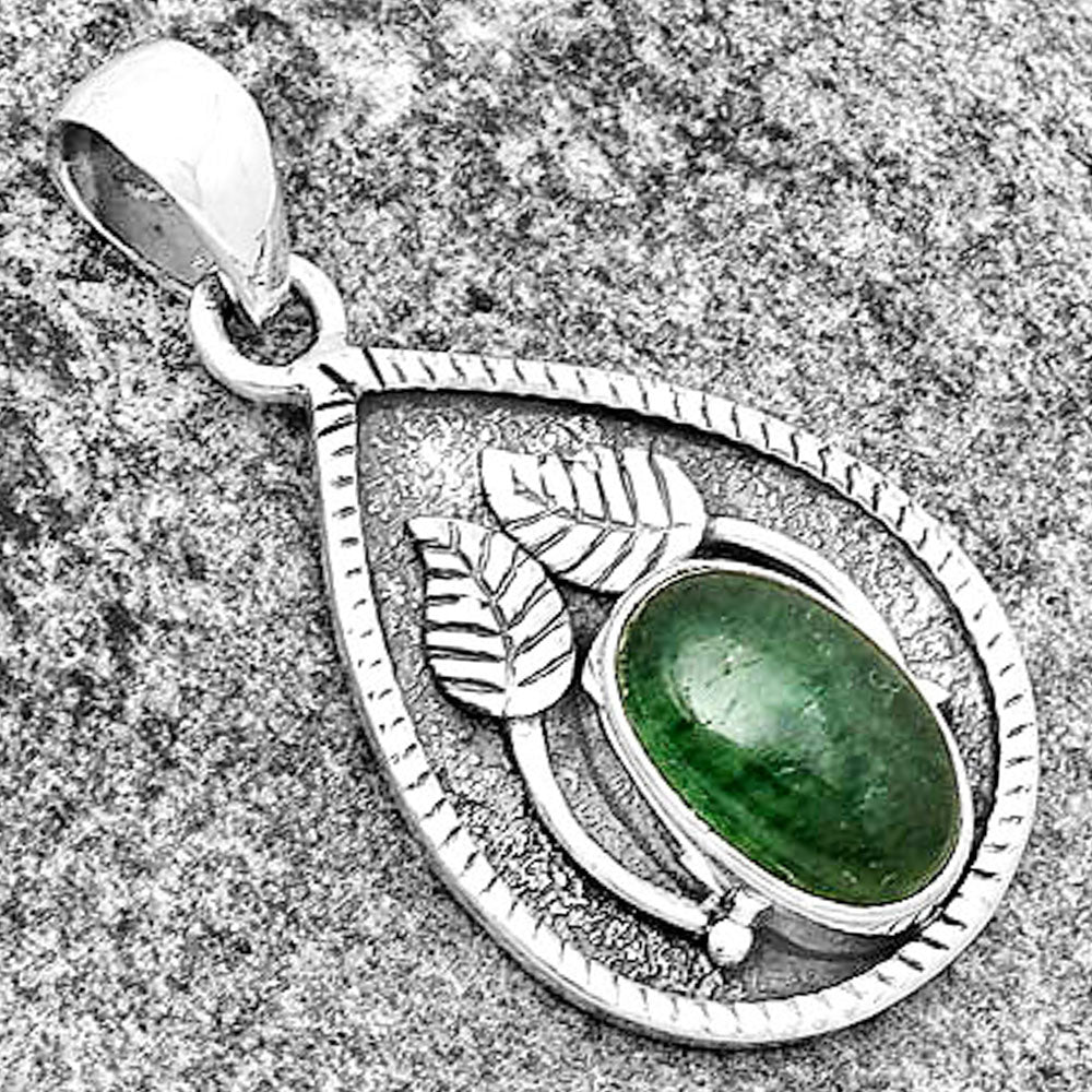 Natural Green Aventurine Pendant P-1138 SDP133234