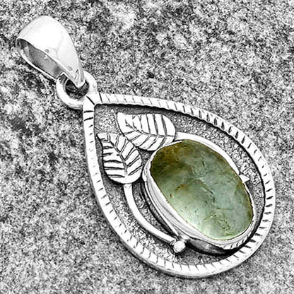 Natural Aquamarine Rough - Brazil Pendant P-1138 SDP133235