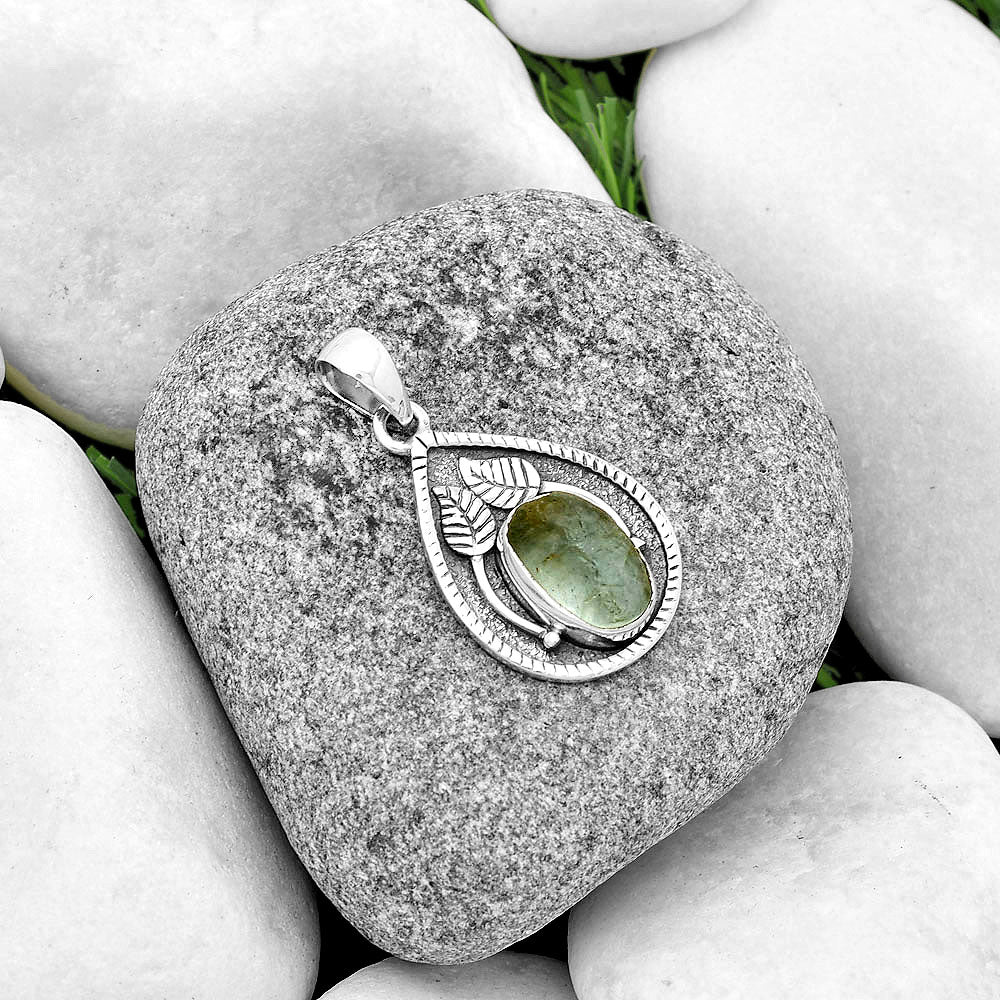 Natural Aquamarine Rough - Brazil Pendant P-1138 SDP133235