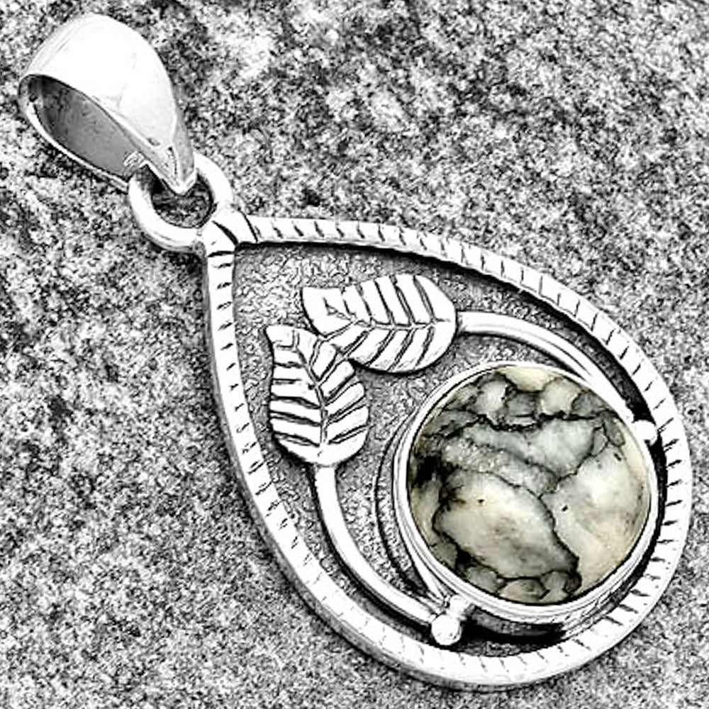 Natural Pinolith Stone Pendant P-1138 SDP133238