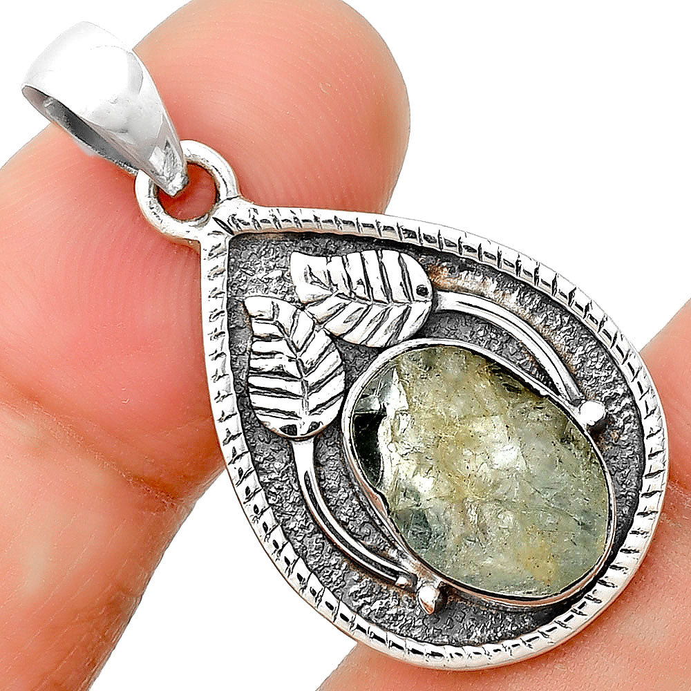 Natural Aquamarine Rough - Brazil Pendant P-1138 SDP133243