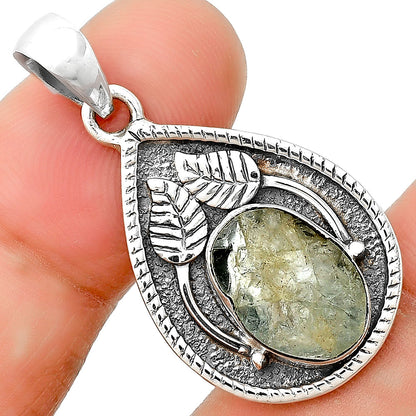 Natural Aquamarine Rough - Brazil Pendant P-1138 SDP133243