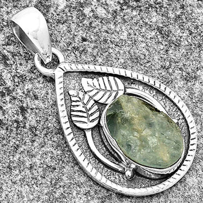 Natural Aquamarine Rough - Brazil Pendant P-1138 SDP133243