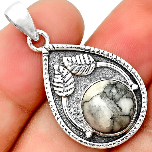 Natural Pinolith Stone Pendant P-1138 SDP133245