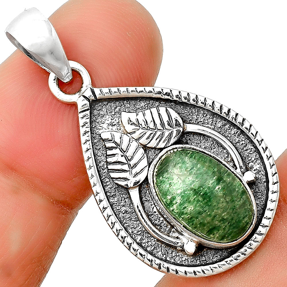 Natural Green Aventurine Pendant P-1138 SDP133246