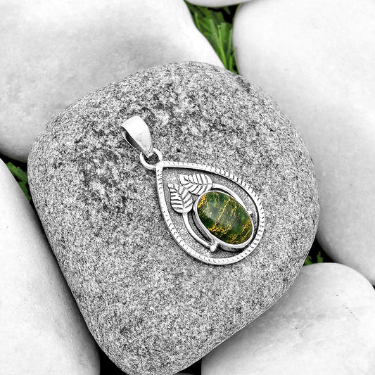 Natural Green Fuchsite Pendant P-1138 SDP133253