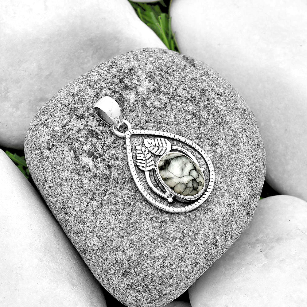 Natural Pinolith Stone Pendant P-1138 SDP133261