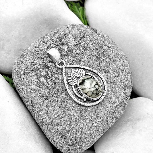 Natural Pinolith Stone Pendant P-1138 SDP133261