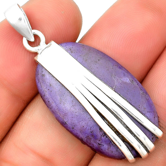 Natural Lavender Jade Pendant P-1302 SDP133266