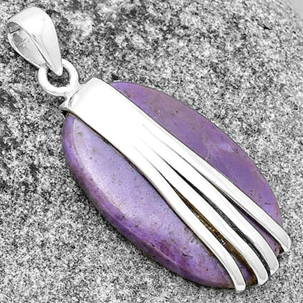 Natural Lavender Jade Pendant P-1302 SDP133266