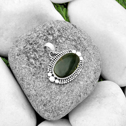 Natural Chrome Chalcedony Pendant P-1677 SDP133269