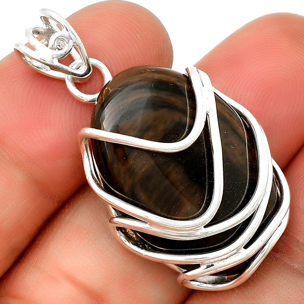 Natural Hypersthene - Canada Pendant P-1561 SDP133285