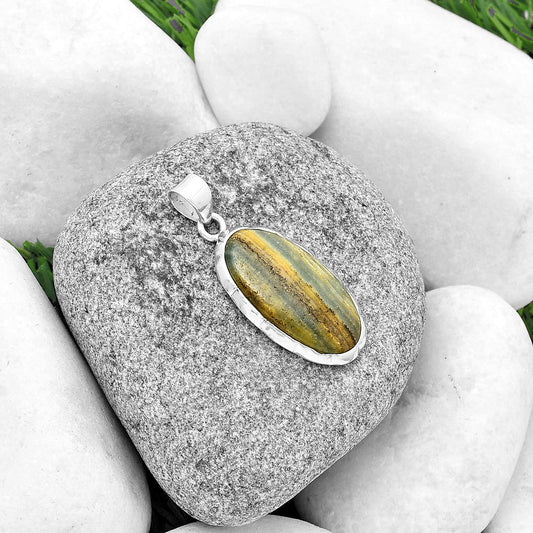 Natural Blue Aragonite Pendant P-1110 SDP133324