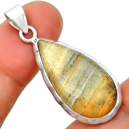 Natural Blue Aragonite Pendant P-1110 SDP133344