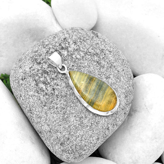 Natural Blue Aragonite Pendant P-1110 SDP133344