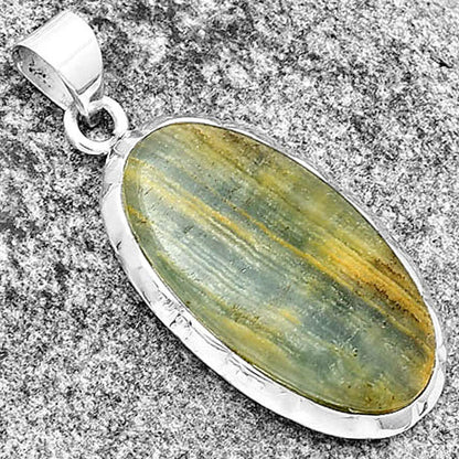 Natural Blue Aragonite Pendant P-1110 SDP133346