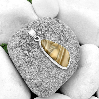 Natural Flint Stone Pendant P-1110 SDP133350