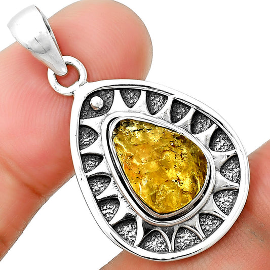 Natural Green Kyanite Rough - India Pendant P-1147 SDP133406