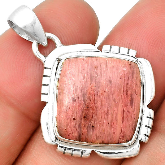 Natural Pink Tulip Quartz Pendant P-1179 SDP133453