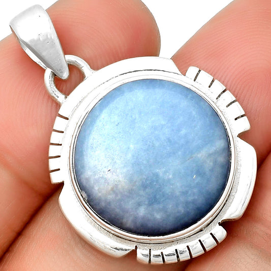 Natural Angelite Pendant P-1179 SDP133457