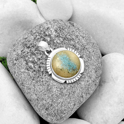 Natural Cavansite - India Pendant P-1179 SDP133463