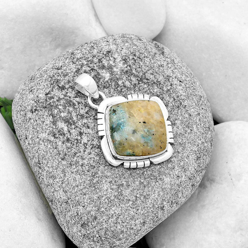 Natural Cavansite - India Pendant P-1179 SDP133467