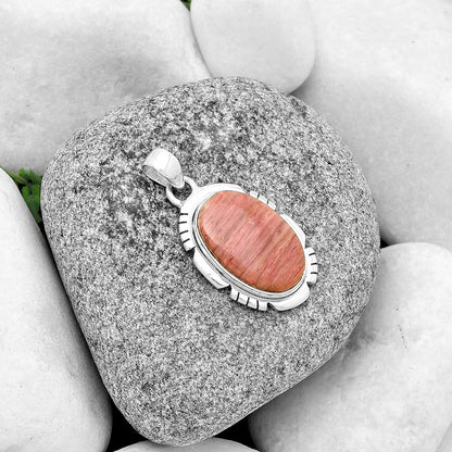 Natural Pink Tulip Quartz Pendant P-1179 SDP133469