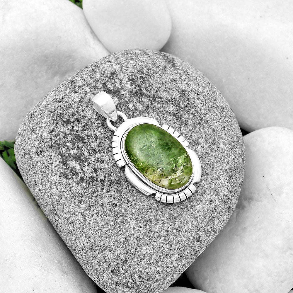 Natural Serpentine Pendant P-1179 SDP133476