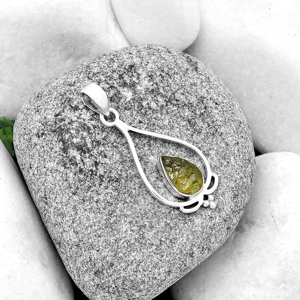 Natural Rare Kornerupine Rough Pendant P-1633 SDP133498