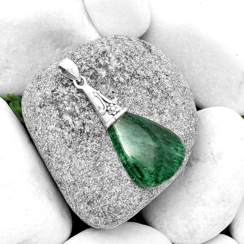 Natural Green Aventurine Pendant P-1139 SDP133563