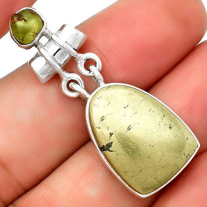 Apache Gold Healer's Gold & Peridot Rough Pendant P-1276 SDP133610