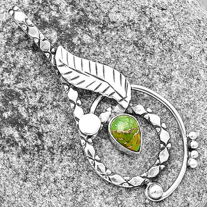 Copper Green Turquoise - Arizona Pendant P-1215 SDP133839